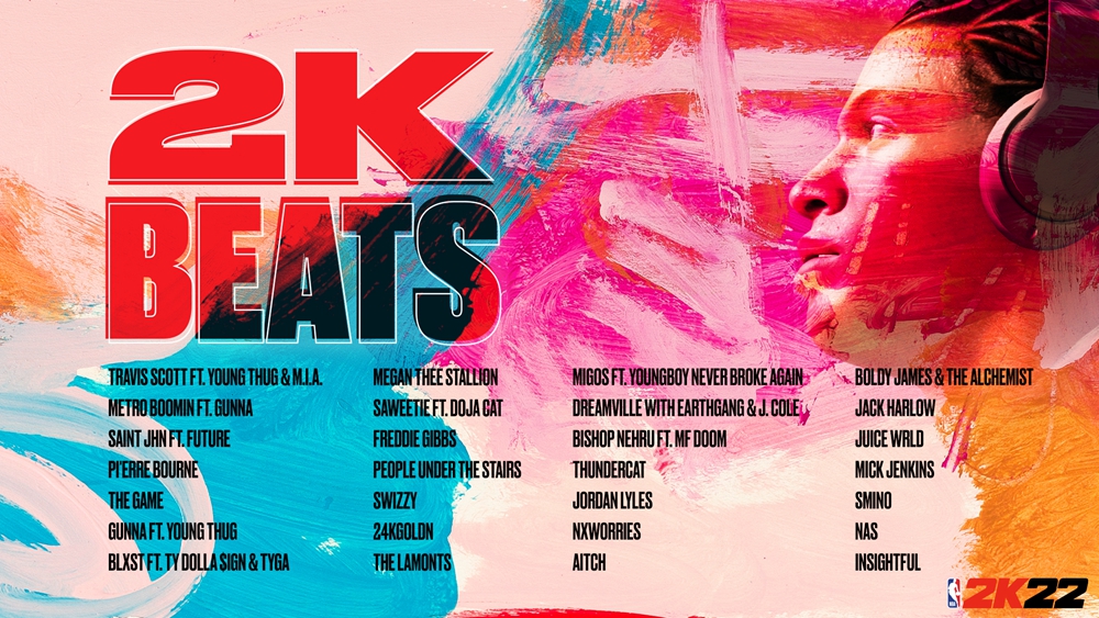《NBA 2K22》揭露全新的「发现音乐」原声配乐体验