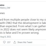 3DM速报：爆料称OW2明年发售无望 《喋血复仇》Steam周销登顶