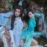 颜值太高！《仙剑奇侠传7》官方认证修吾&月清疏COS