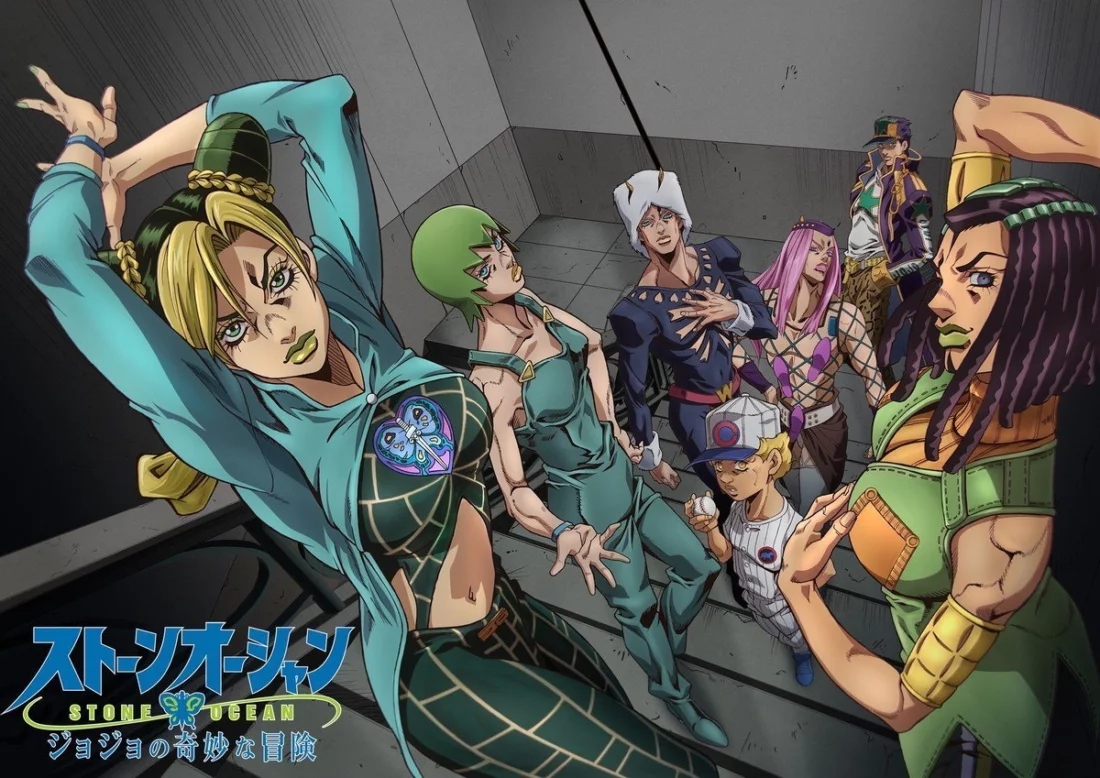 《JOJO的奇妙冒险:石之海》部分镜头及角色设计泄露